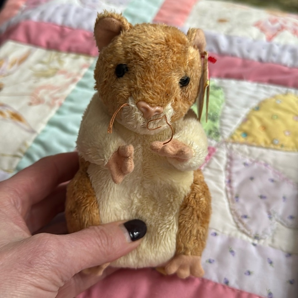 Ty Beanie Baby with Tag 2000 Collection Hamster - pellet